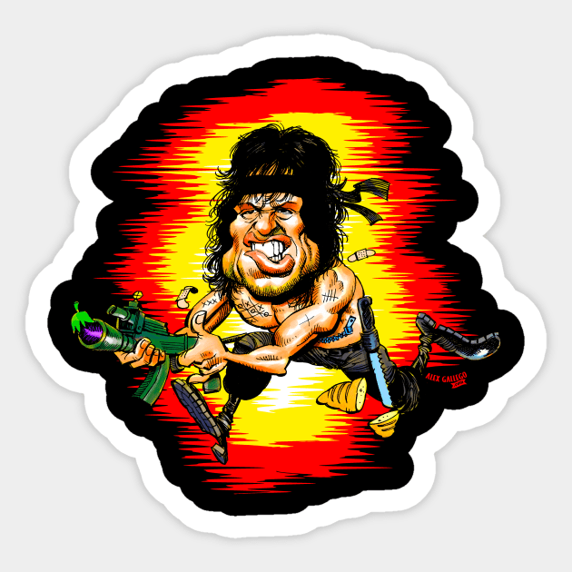 G.I.JOHN Sticker by alexgallego